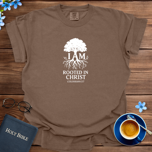 I AM ROOTED IN CHRIST T-SHIRT